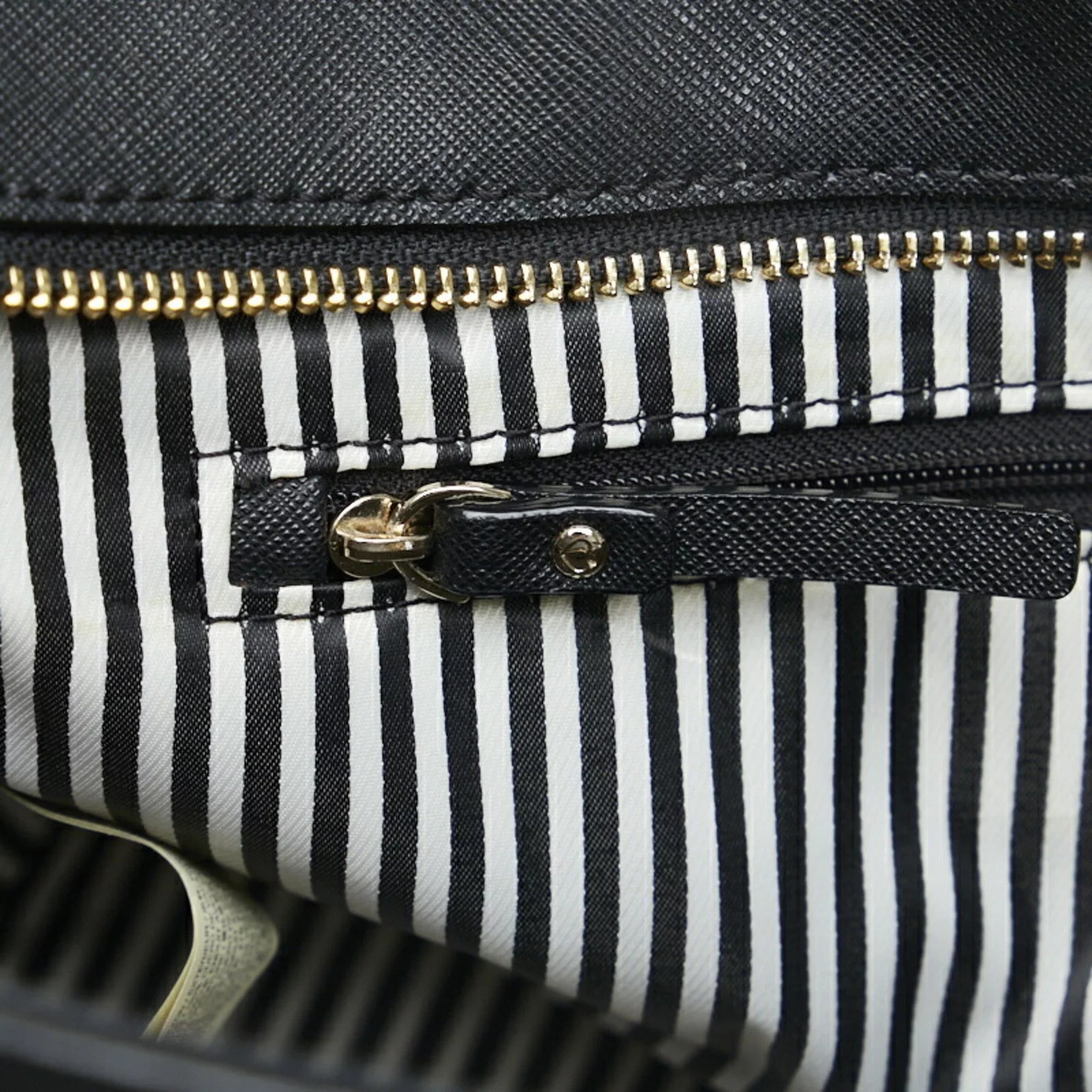 CANDACE Kate ladies Pre-Owned SMALL handbag (Good) PXRU5957 CAMERON Spade spade leather black STREET pink