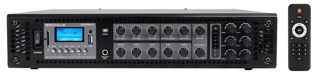 Speakers+Amp 4) JBL Wall+6.5" 5.25" Black Restaurant/Cafe/Bar Ceiling Commercial