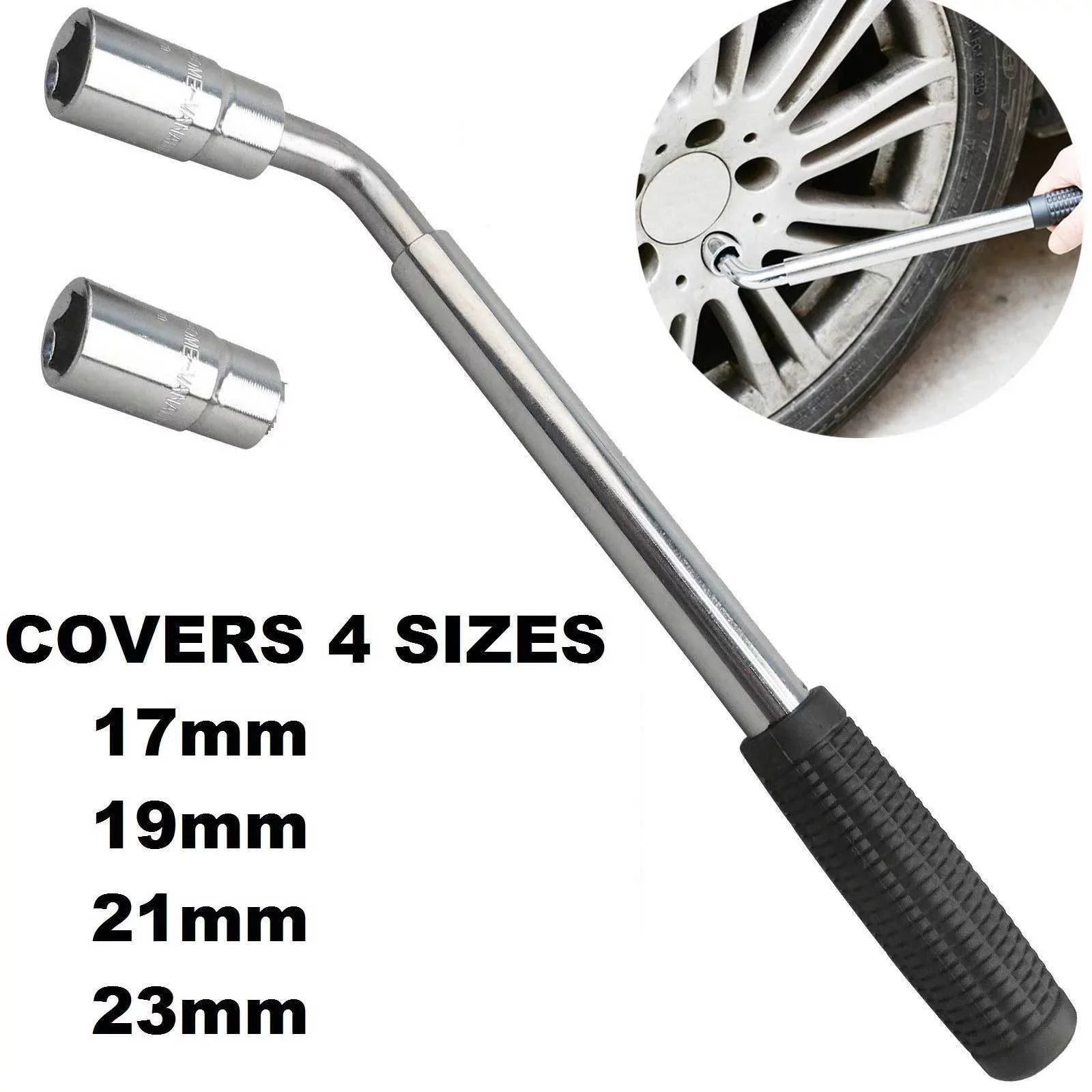 Wrench Wheel Kit Van Extendable Ton Heavy Scissor Repair Car Jack Tool 2 + Duty Dayplus