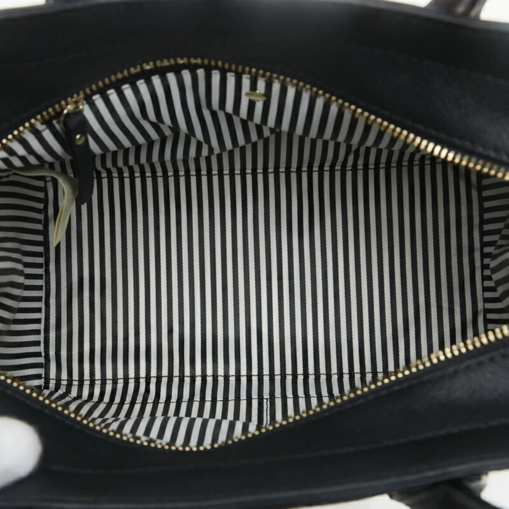 CANDACE Kate ladies Pre-Owned SMALL handbag (Good) PXRU5957 CAMERON Spade spade leather black STREET pink