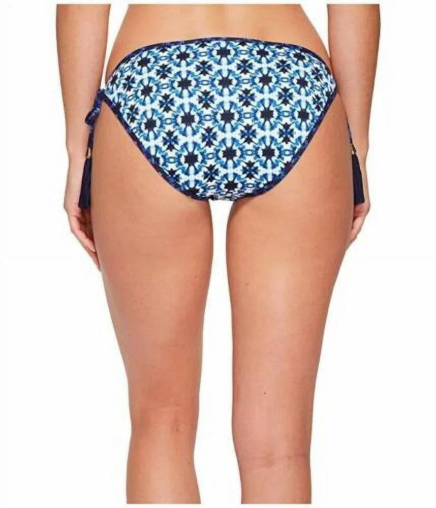Bottom, BLUE US Large/14 Reversible PLUNGE Swim Bikini Shibori Tommy Bahama