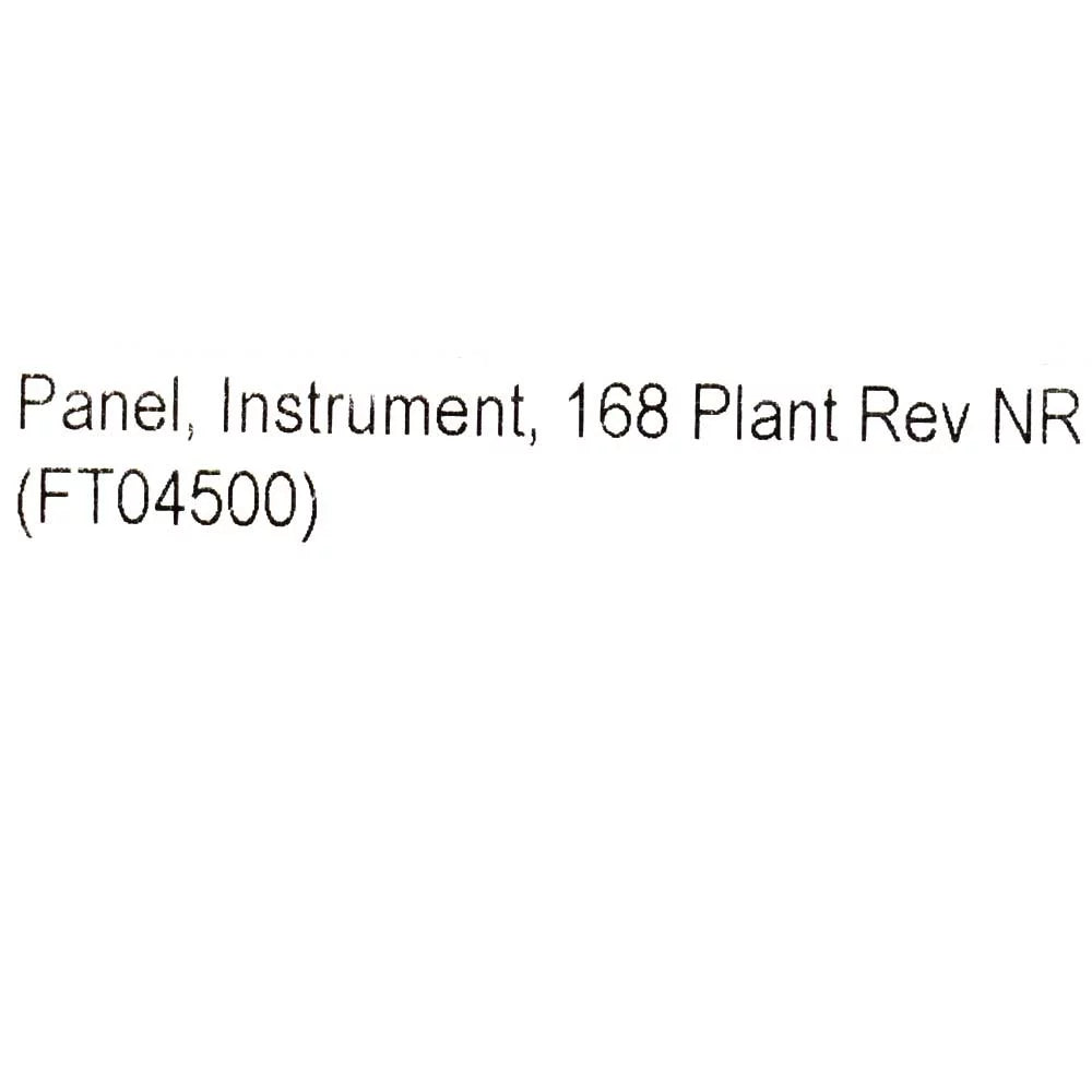 Ranger 16 Inch Instrument 324259 Blank 3/4 Phantom 168 Boat | Panel