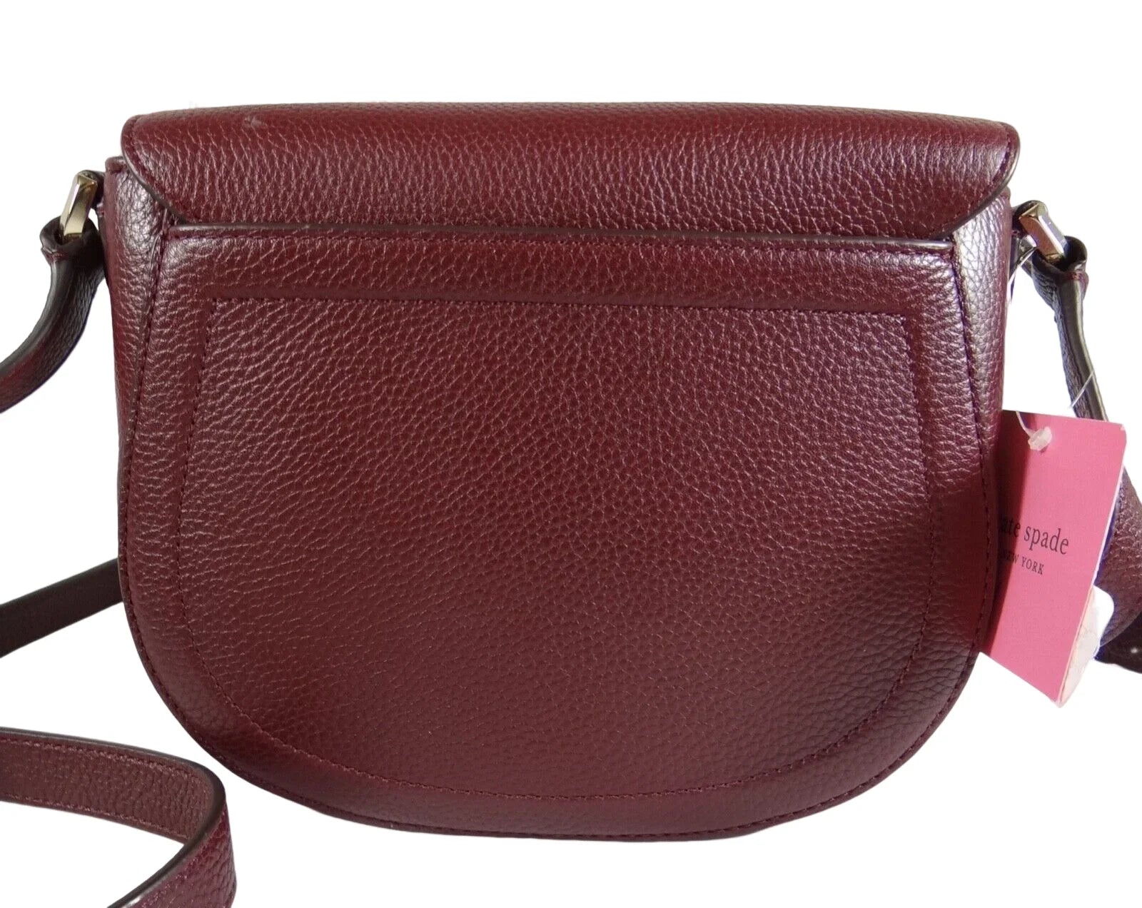 Saddle Pebbled crossbody Medium Leather New Spade Kate Knott Bag York