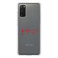 Screen) Galaxy 5G Cross Clear Faith DistinctInk Case Shockproof Bumper Protector Screen - ULTRA - Heart for (6.9" Hybrid TPU Glass Love S20 Tempered Back / - Hope Acrylic