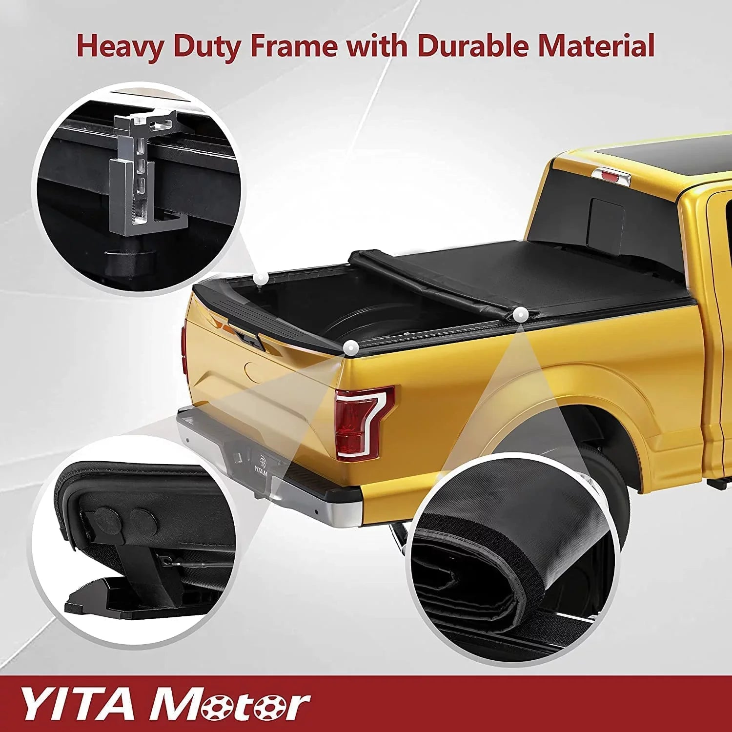 Truck 2015-2022 Up Colorado/GMC for Cover Roll 6.2 Chevy Tonneau Bed Canyon Ledkingdomus Bed ft Soft