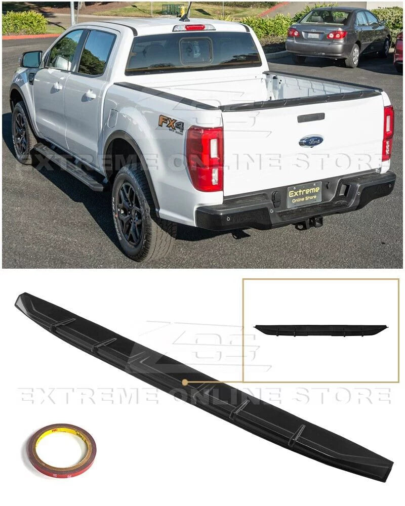 ABS Lid Plastic ALL | Models Replacement Ranger Rear BLACK Wing 2019-Present Street Series MATTE - Tailgate For Ford Trunk Spoiler