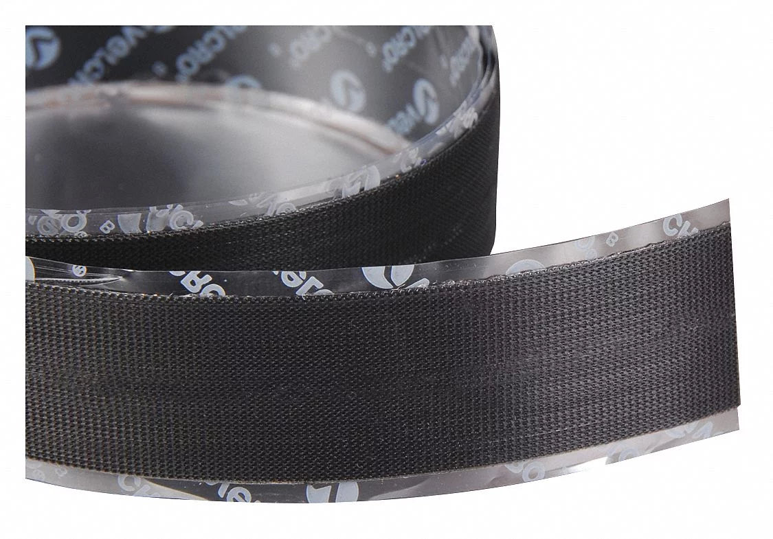 Velcro 158906 W,Black Brand Tape Hook Fastener,2"