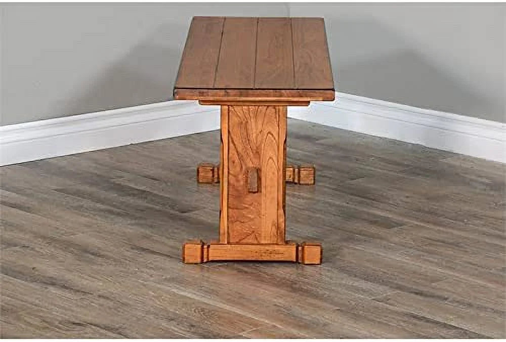 Oak 18.5" Farmhouse in LLBIULife Rustic Bench Wood Nook Side Sedona Mindi