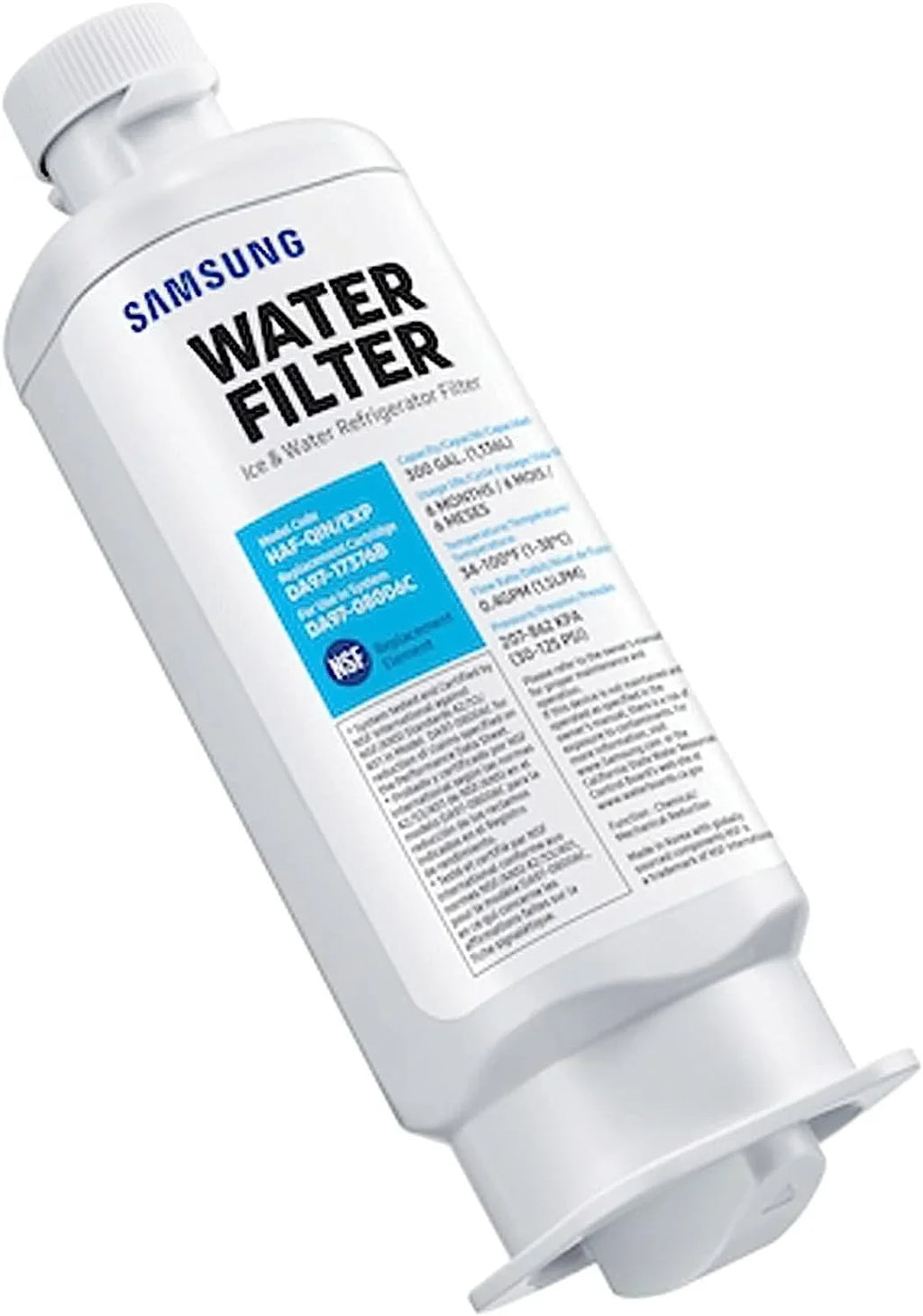 8 RF23M8070SG of HAF-QIN/EXP Refrigerator DA97-17376B Filter Water DA9717376B Pack HAF-QIN,