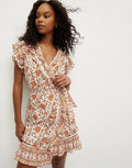 Floral Beard Dress, Block-Print Multi Women's Mikhail Veronica 8