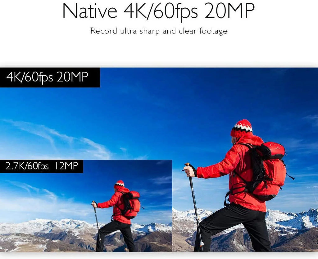 Camera with Underwater 2.0 Touch Screen Sports Helmet Elite Camera, Zoom 4K AKASO Accessories Camera EIS V50 8X 131ft Action and 60fps
