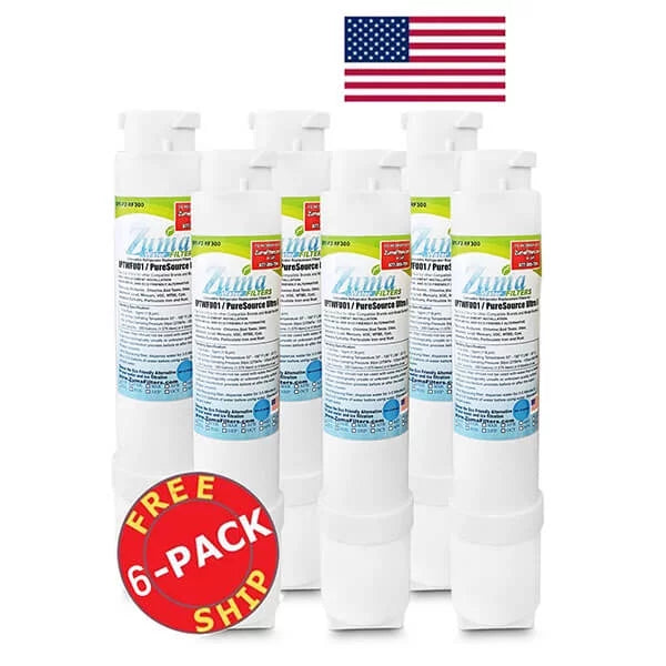 , with - Ice Made in - Filter Brand Pack U.S.A. Compatible ZUMA Water 6 and , FPBS2777RF9