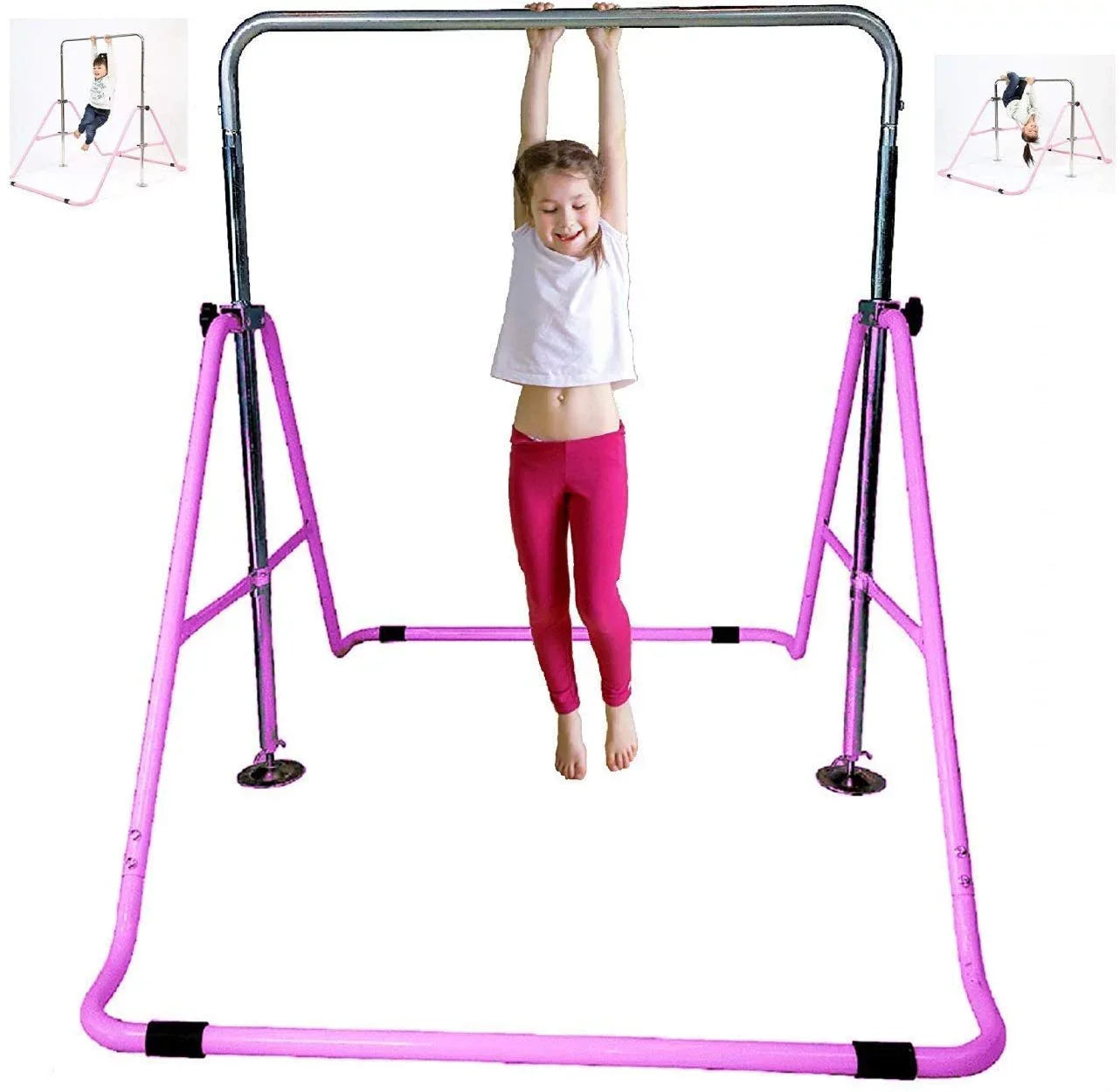Tower Climbing Gymnastics Gym Jungle Pink Bar, Progymnastics Junior Bar Bar Training, Kip Bar, Monkey Horizontal