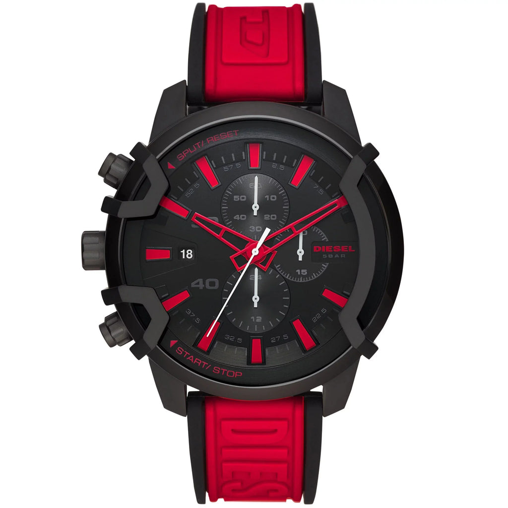 Griffed Chronograph Diesel DZ4530 Red Black