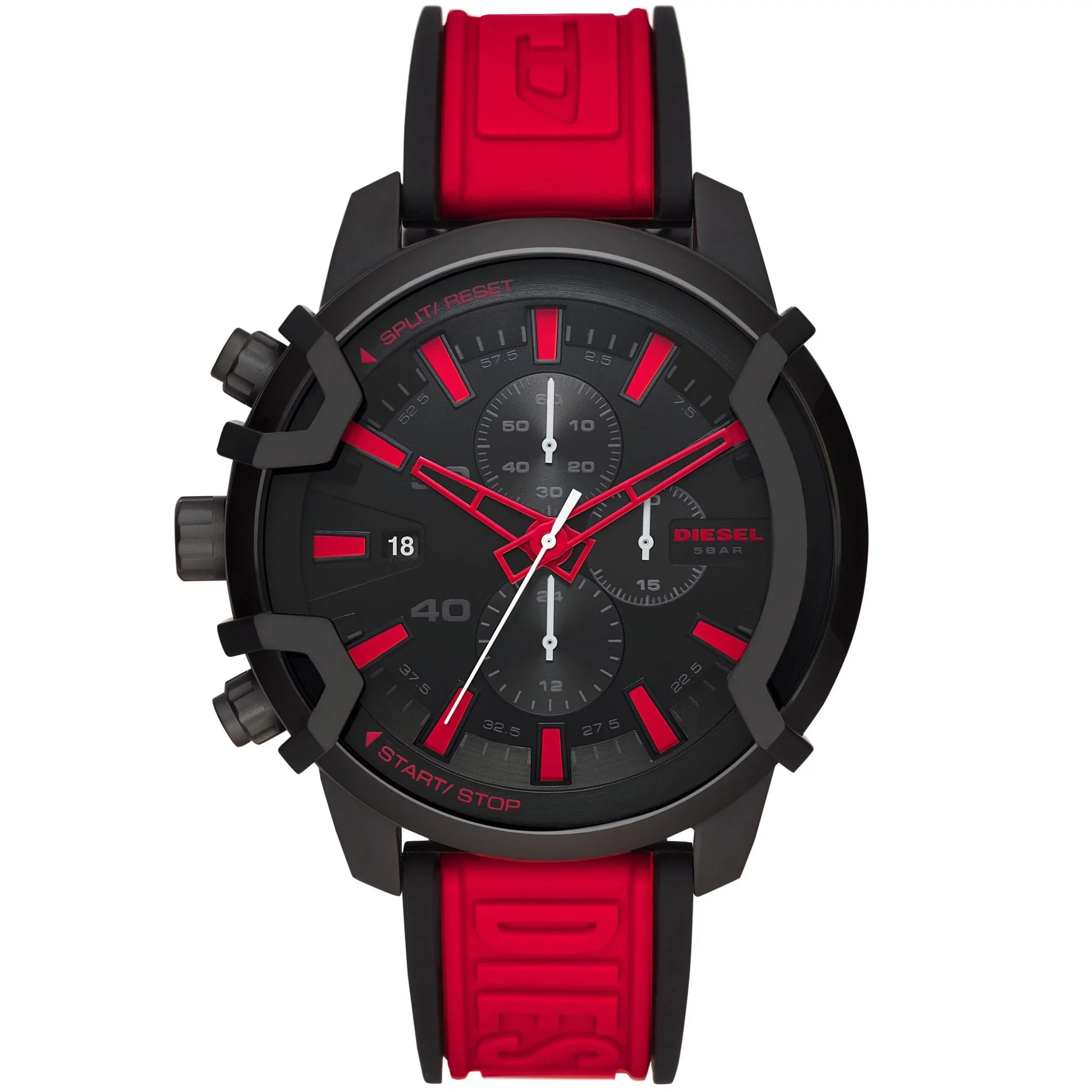 Griffed Chronograph Diesel DZ4530 Red Black