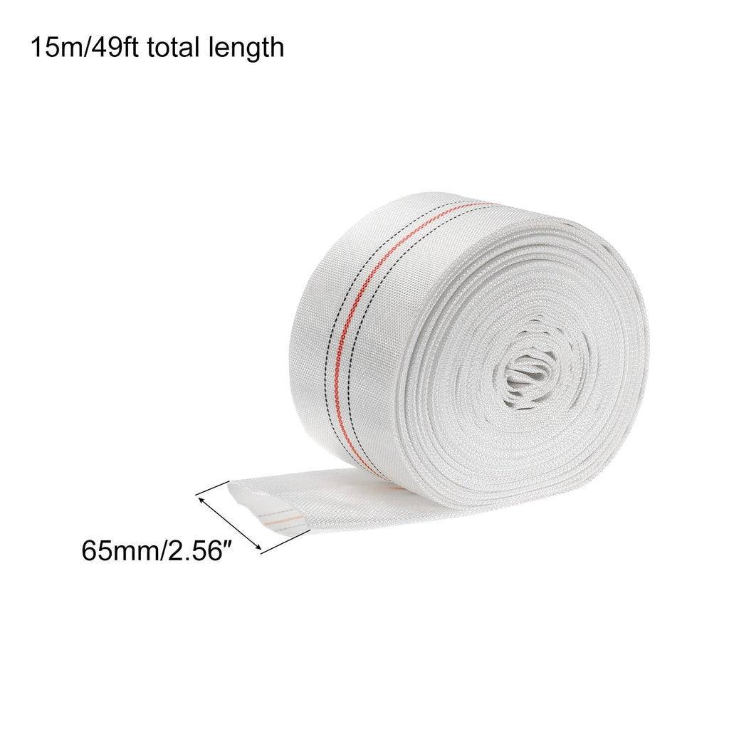 Discharge 49ft ID Lightweight Swimming for Backwash Pool Reinforced PVC 65mm Hose Lay Hose Flat