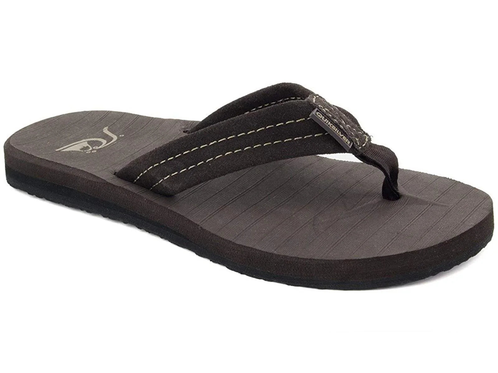 3-Point Men's Carver Suede Flip-Flop Quiksilver