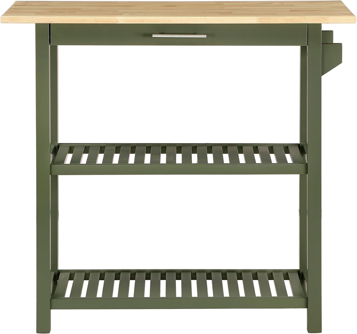 Convenience Concepts Designs2Go Butcher Block Kitchen Island, Sage, 40"