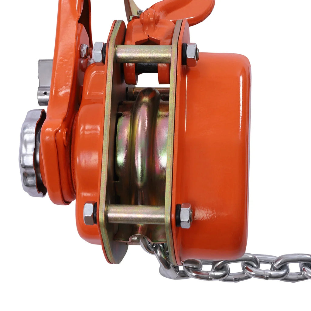 Block DENEST 10Ft Type Along Lever Hoist Lifter Ratchet Puller Chain Come 0.75T Chain