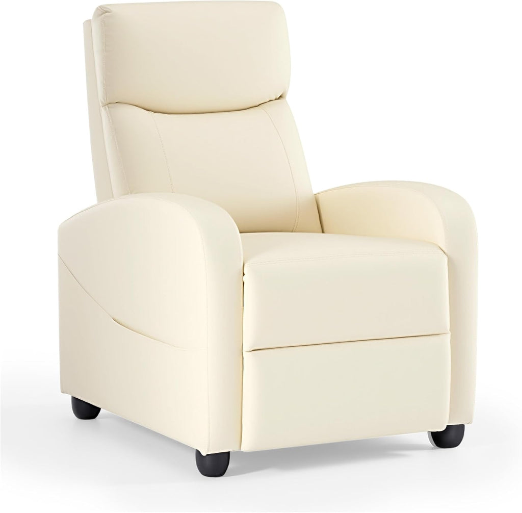 OLIXIS Recliner Chair, Reclining Sofa Chair with 3 Adjustable Angles