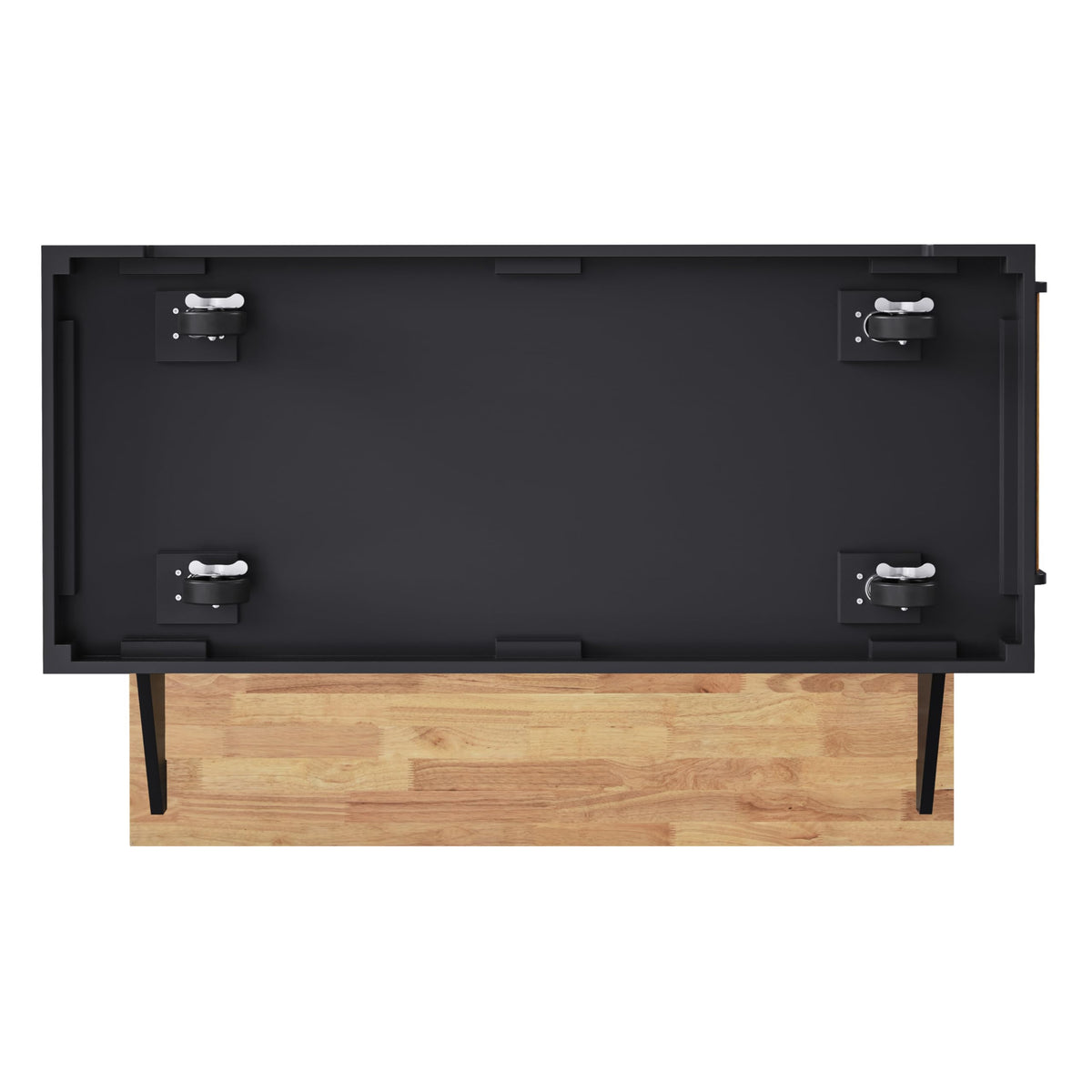 53" Large Kitchen Island with Drop Leaf & Power Outlet, Rolling Kitchen Cart on 5 Wheels with Internal Door Storage Rack, 5 Open Side Racks, 3 Drawers, 2 Doors for Kitchen Dining Room