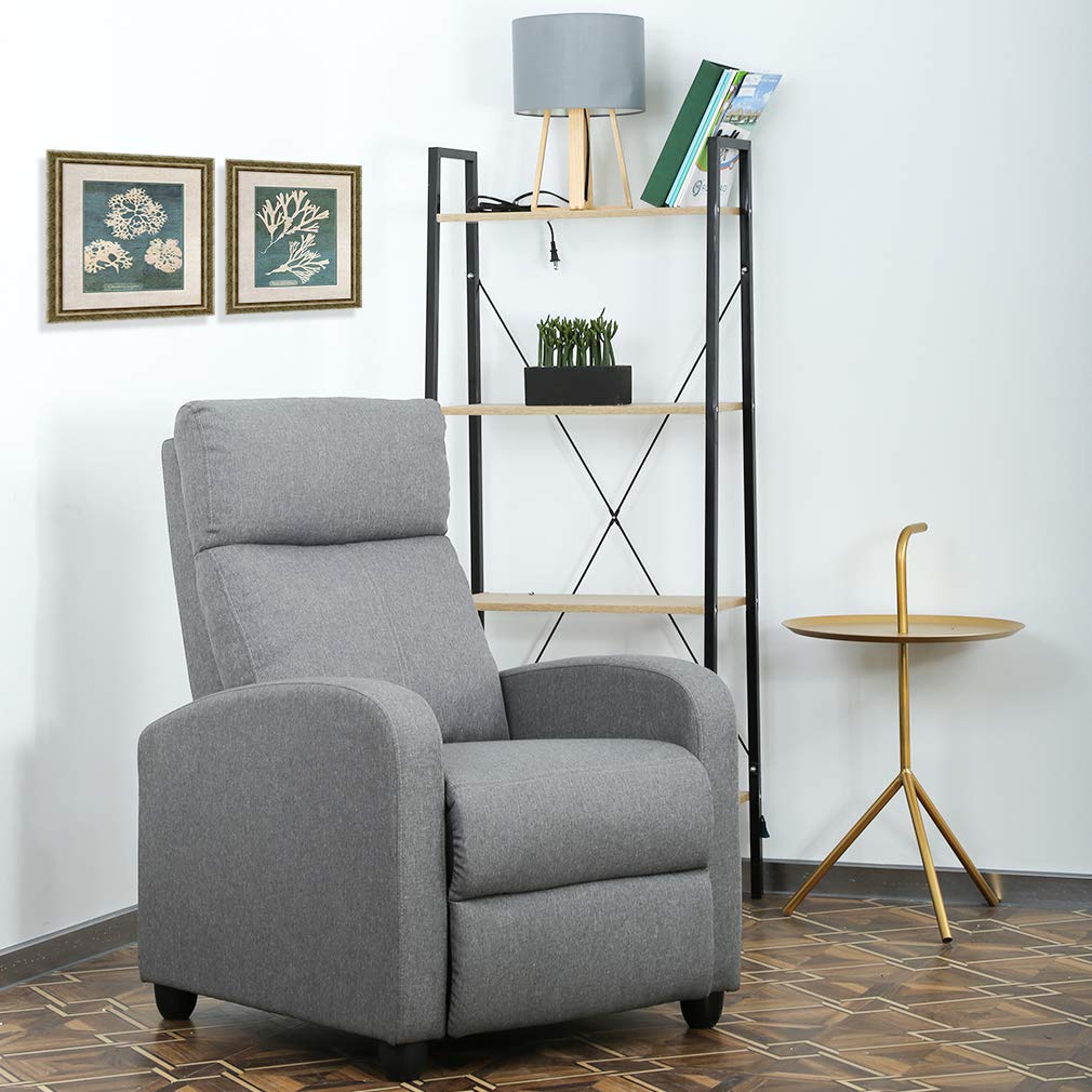 FDW | Recliner Chair | Without Massage Function | Black, PU Leather