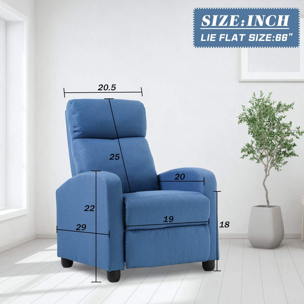 BestMassage Recliner Chair No Massage Function | Leather Black