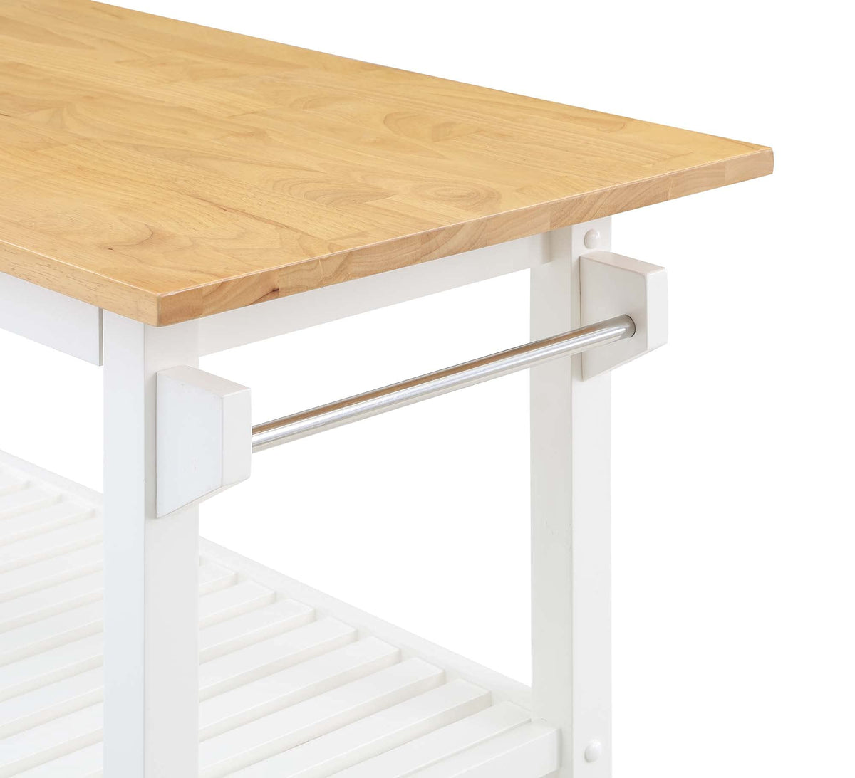Convenience Concepts Designs2Go Butcher Block Kitchen Island, Sage, 40"