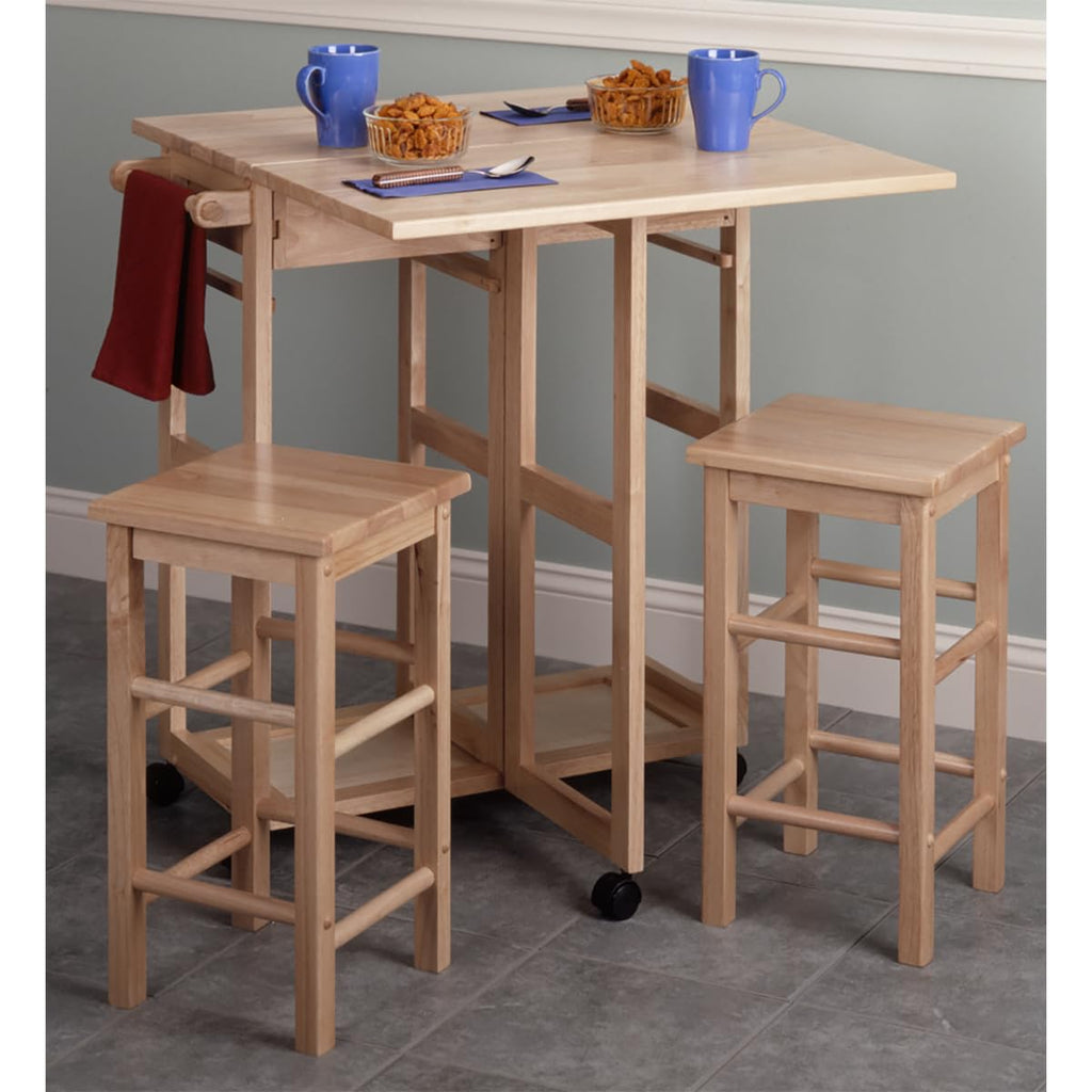 Winsome Wood Suzanne Kitchen, Square, Teak