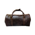 Luggage Cow Bag Dark Brown & Leather Bag Travel Duffle Leather Gym AMERICANSTYLE