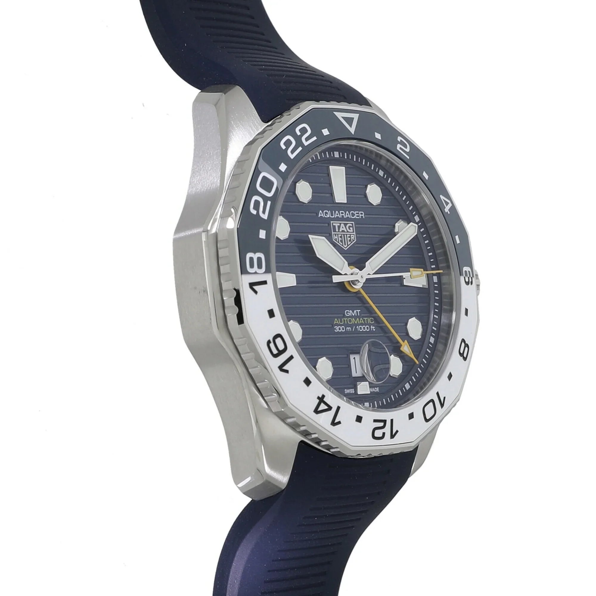 GMT (New) Watch Blue Heuer Pre-Owned Men's Caliber 300 WBP2010.FT6198 Professional Aquar 7 Tag