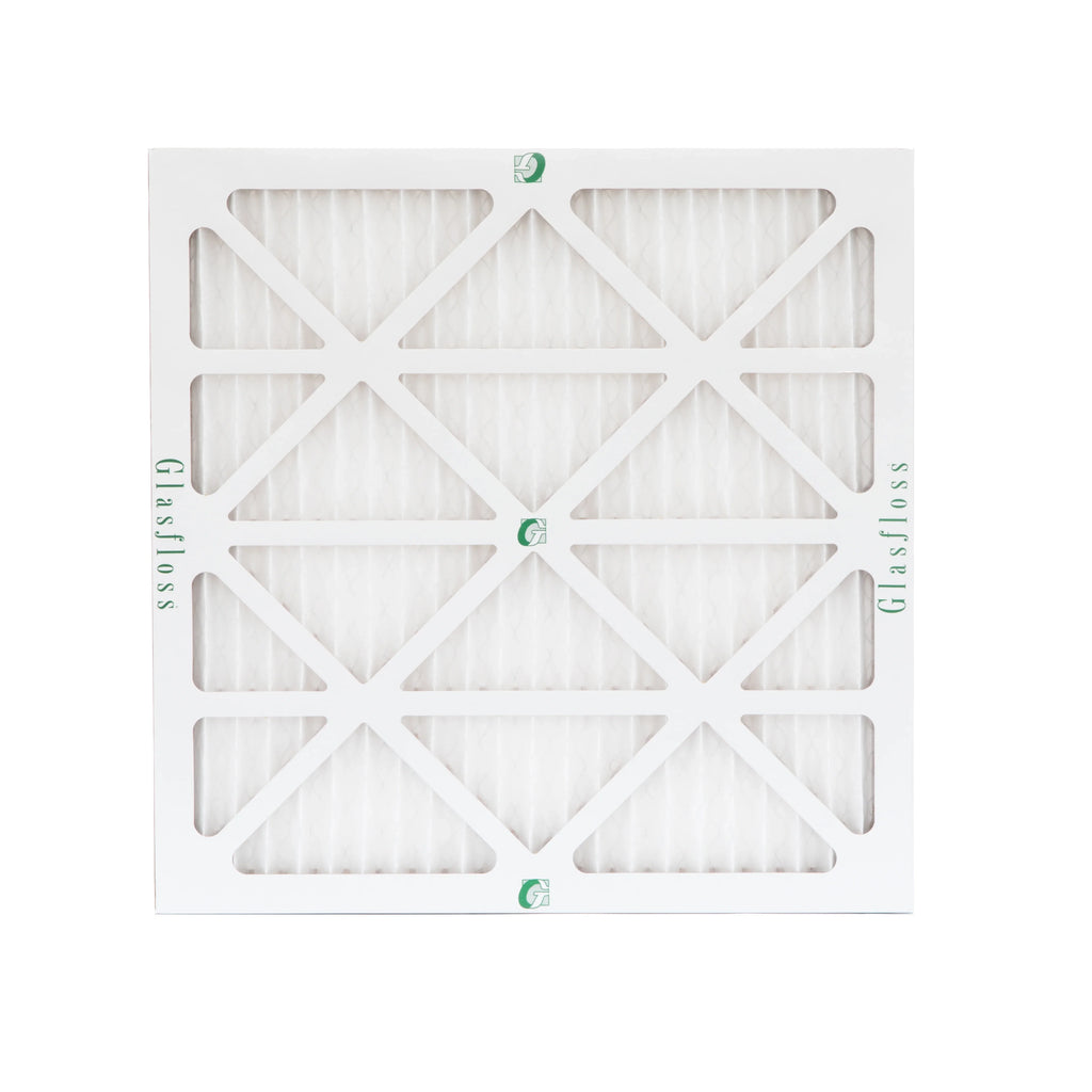 22x22x1 MERV x 21-1/2 7/8 Actual 10 6 Pack Size: 21-1/2 by Pleated x of Glasfloss. Air Filters
