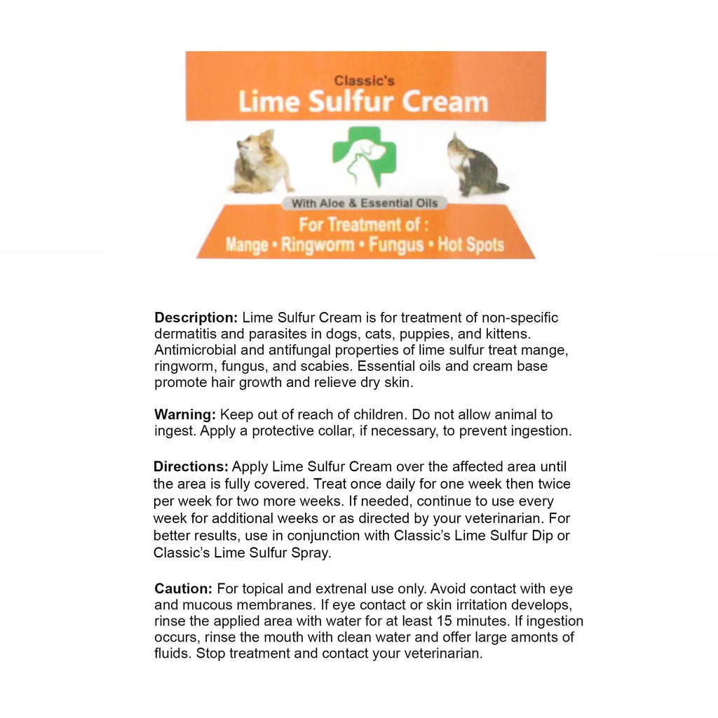 Ointment Life (2 Cat, Paw Ointment oz Skin 2) - Lime Horse for Healthy (2 (2 Skin x oz - Cream Dip Safe Dog, and - 2 Care Dry Pet Sulfur x Itchy Kitten, for Pet 2) Puppy, Jars) x oz