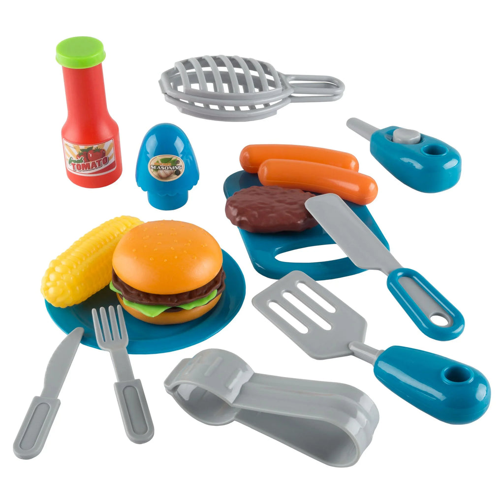 Play! - Dinner Toy Grill Hey! Set Set Kids Play Pretend Play BBQ