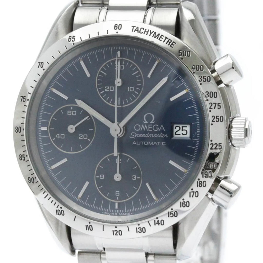 Pre-Owned Automatic Date (Good) Mens Steel Speedmaster Watch 3511.80 OMEGA Polished BF563399