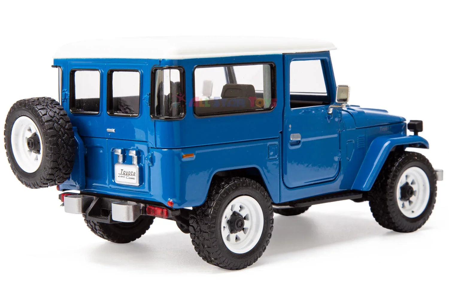 J40 Custom 1/24 Toys Wheels Cruiser Star Exclusive Royal by Land FJ40 All 79323 Toyota Cruiser Off-Road Model Motormax with Diecast FJ Blue