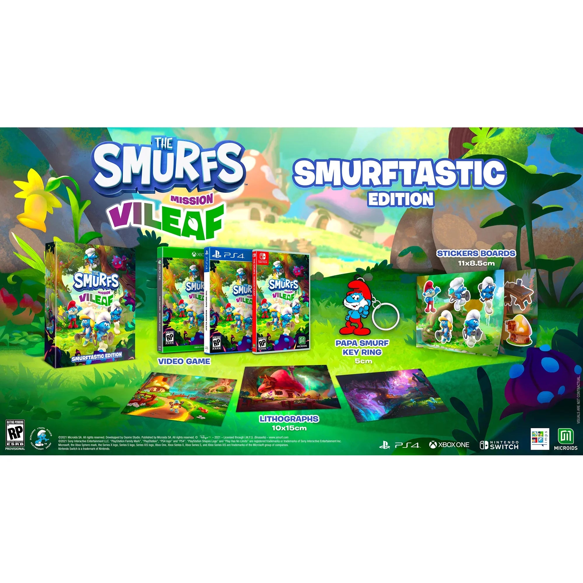 Mission Edition, One, The Vileaf-Smurftastic [Physical] Smurfs: Games, Maximum Xbox