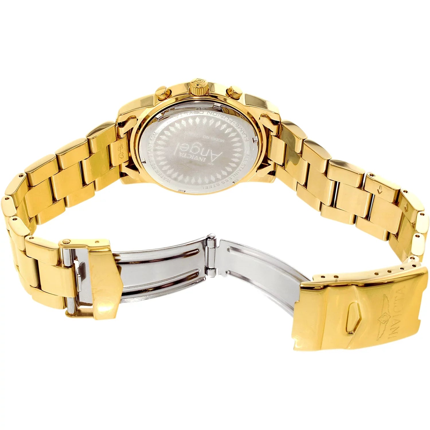 Women's Watch Angel Gold Invicta Stainless-Steel Quartz Fashion 12551