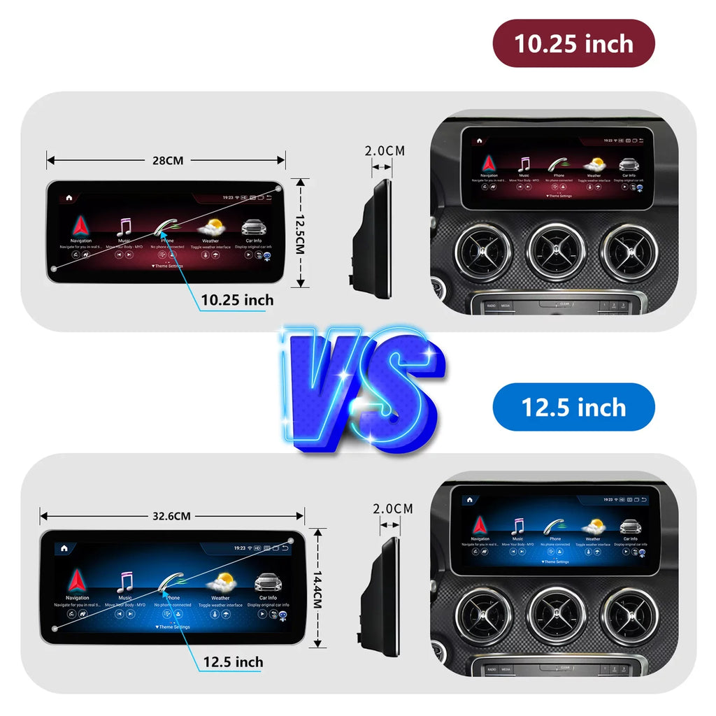 Android X156 Navigation Screen 10.25" Android for Wireless Road GLA Class 2016-2018 Car Mercedes CLA 13 5.0, C117 Benz Camera Touch 8GB+256GB  NTG Carplay Top Stereo Car Auto Support A