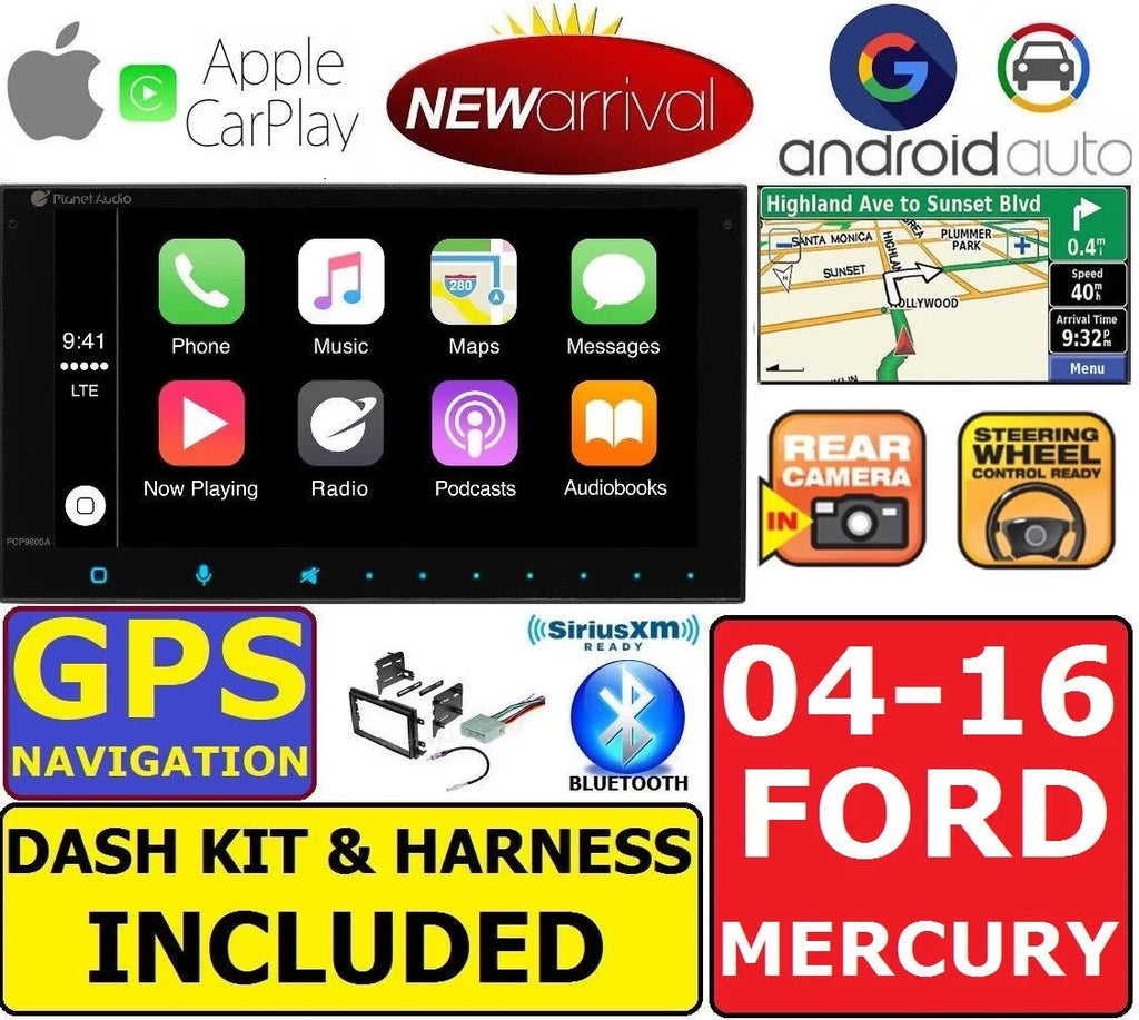 2004-2016 E STEREO ANDROID SERIES F NAVIGATION FORD APPLE AUTO & CAR CARPLAY