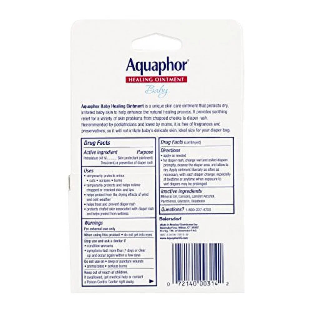 4) Therapy of Ointment oz 0.35 Advanced Aquaphor Healing tubes (Pack Baby 2