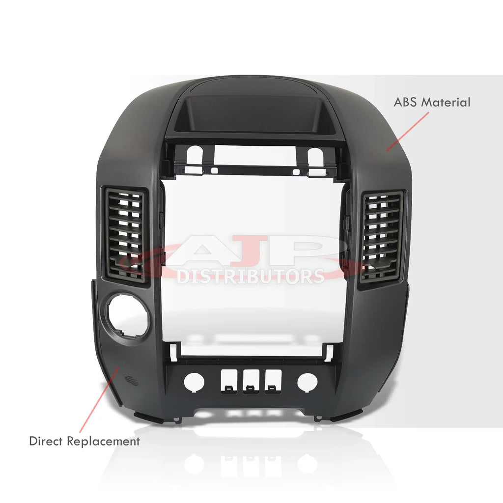 Finisher 05 Armada Panel Console - XE Speaker AC Instrument Dashboard SE Bezel Radio Control w/o Clips (Gray) WA60 For Center A60 Lid Nissan Titan 2004-2006