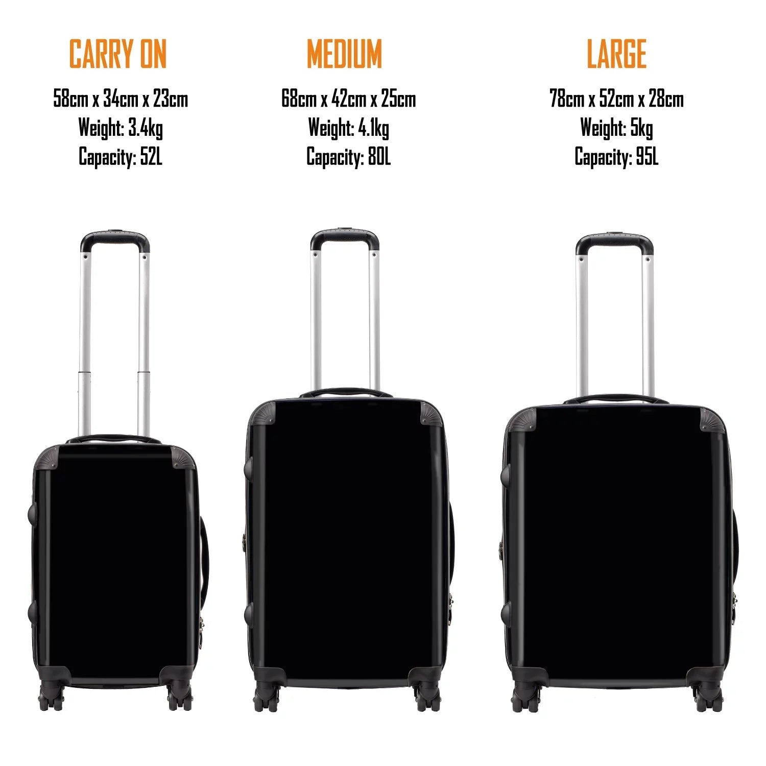 Rocksax - Unisex Beatles - Series Tickets Luggage/Suitcase Tour The On Official Rocksax By 52L Carry