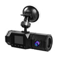 Front Locked, Detection, 1080P 1.5in and Dash Driving Dual Channel Parking Loop Motion Dashboard 2 Recorder Accident Camera Recording, Night SOATUTO Car Vision, IR IPS Cam Cabin Monitoring, with