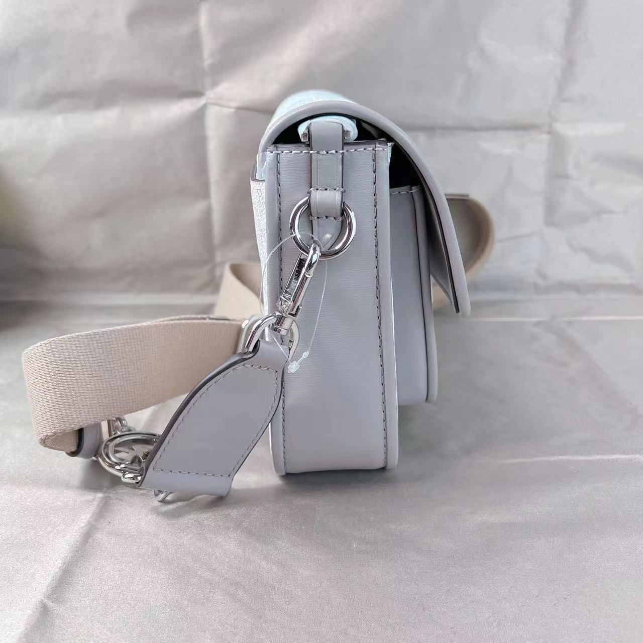 MESSENGER KORS BAG MICHAEL BRADSHAW OPT/PGREY 30S1S2BM2B MEDIUM LOGO