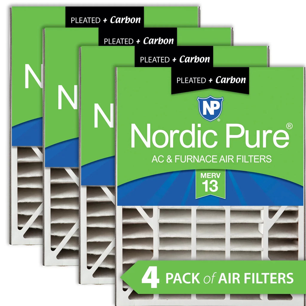 MERV (4 20x25x5 Carbon 7/8) AC Replacement 4 Plus Pack Air 13 Filter Bear