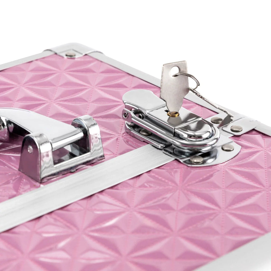 Drawers Professional Box Storage Pink MIDUO Lockable Hair with Styling Tools Makeup Nail Embroidery Trolley