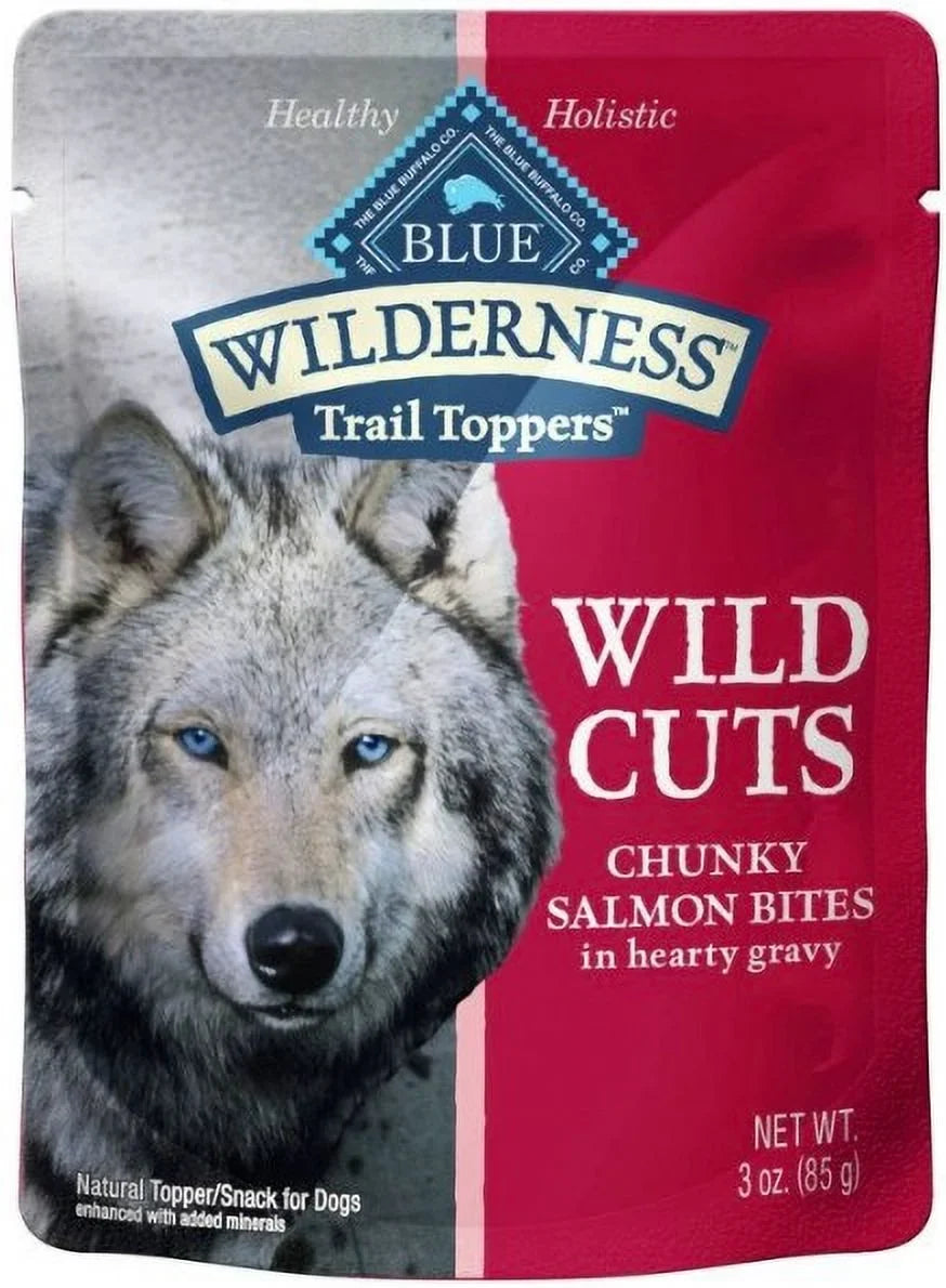 oz) Supplies] 3 Paste Treats, Blue Soft Buffalo Gravy Dog Salmon oz in Wilderness Cuts 9 (3 Wild [Dog And x Trail Toppers