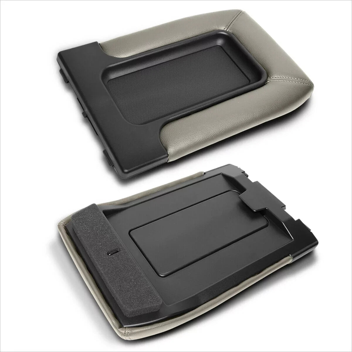 For Kit Console OE Rest GMC Cover Lid Chevrolet Center Arm Cadillac Repair Gray