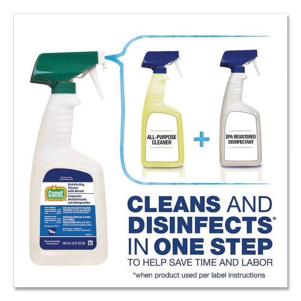 gal with Cleaner 1 Disinfecting Comet Bleach, Bottle